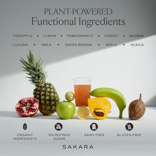 SAKARA Fiber Super Powder - Pineapple Flavor Prebiotic Fiber Powder, High Fiber SAKARAUS supplements