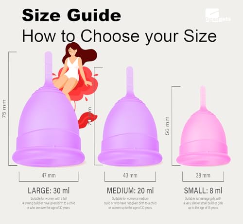 Ggadgets Menstrual Cup for Women with Pouch | Ultra Soft Odour & Rash Free | No Leakage GgadgetsAu supplements