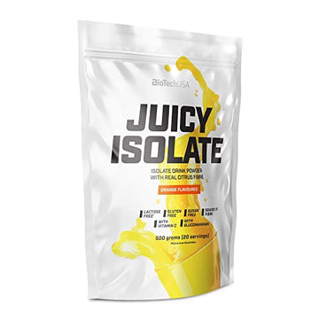 BioTechUSA Juicy Isolate | Gluten-Free, Lactose-Free, Sugar-Free | Refreshing Protein Soft Drink BioTechUSAAu supplements