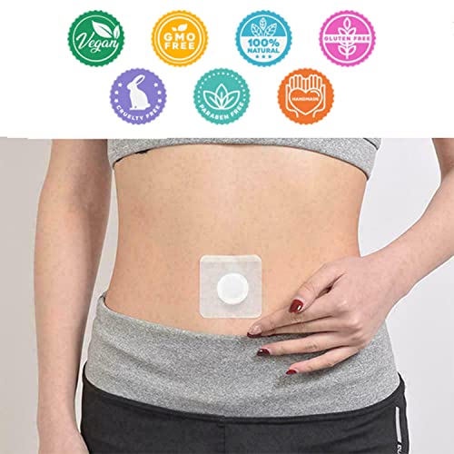 Wormwood Belly Patch,30Pcs Mugwort Abdomen Navel Patch and 30Pcs Moxibustion Patch BEANGGAu supplements