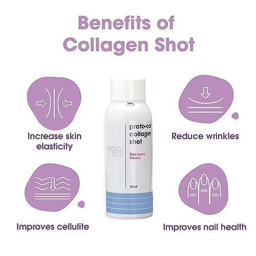 Proto-col, Women’s Liquid Collagen Drink, 10 Shots of Type 1 and 3 Collagen for Body Proto-ColAu supplements