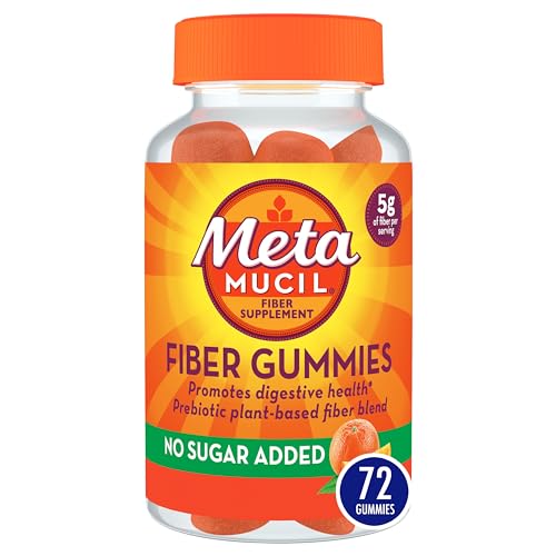 Metamucil Daily Fiber Gummies, Orange Flavored, No Sugar Added, 5g Prebiotic Plant MetamucilUS supplements