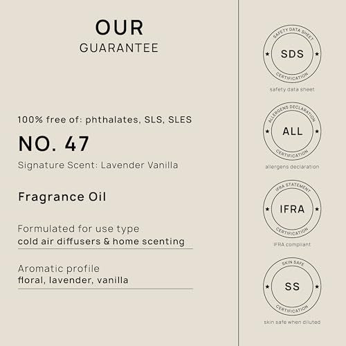 VINEVIDA [4 Fl Oz] Lavender Vanilla Fragrance Oil for Cold Air Diffusers, Essential Oils for Diffuser Oil Refill VINEVIDAAu supplements