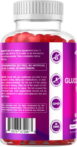 Vitamatic Sugar Free Glucomannan Gummies (Amorphophallus Konjac Root) - 1000mg per VitamaticAu supplements