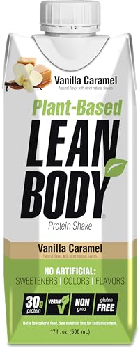Lean Body Ready-to-Drink, Plant-Based Vegan Vanilla Caramel Protein Shake, 30g Protein LabradaUS supplements