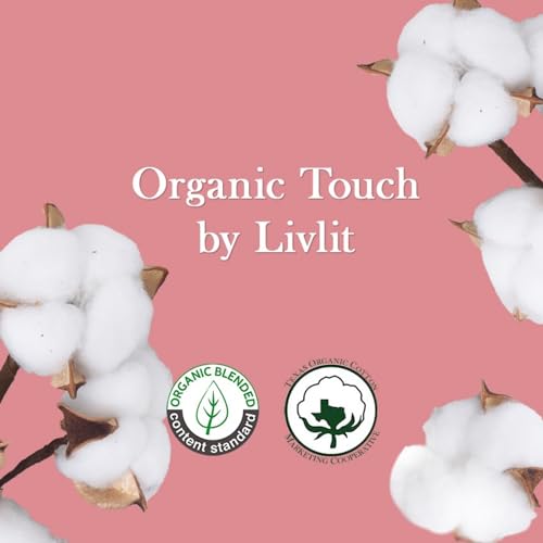 Livlit Ultra Thin Panty Liners Sanitary Pads, 100% Certified Organic Cotton from Texas, Light Absorbency LIVLITAu supplements