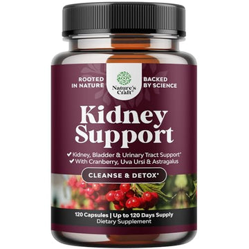 Kidney Support Cranberry Supplement for Women and Men - High Strength Kidney Natures CraftAu supplements