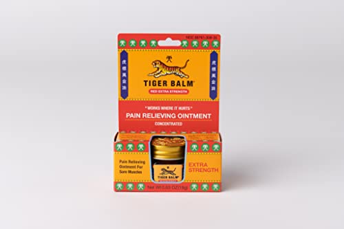 Tiger Balm Pain Relieving Ointment, Extra Strength, 0.63 Ounces (Pack of 3) Tiger BalmAu supplements