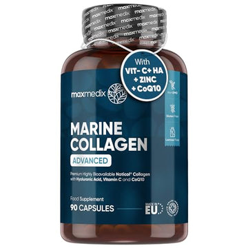 Marine Collagen Capsules 1455mg - Naticol Type 1 Collagen Supplements for Women & Men maxmedixAu supplements