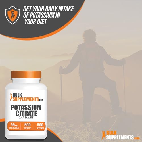 BulkSupplements.com Potassium Citrate Capsules - Potassium Supplement, Potassium BULKSUPPLEMENTS.COMUS supplements