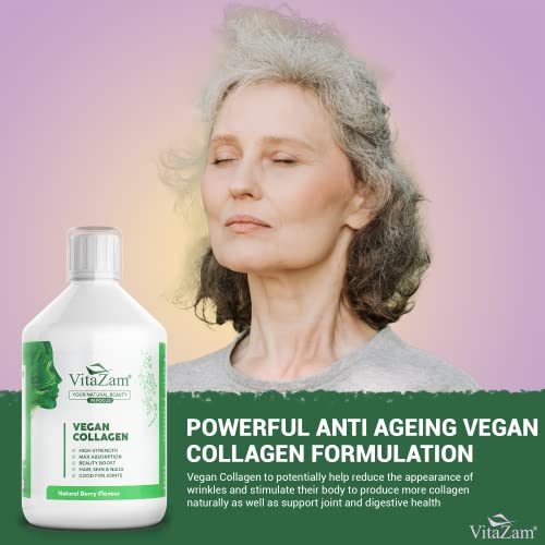 VitaZam Vegan Collagen Liquid 5000mg Hydrolyzed Collagen Peptides for Women VitaZamAu supplements