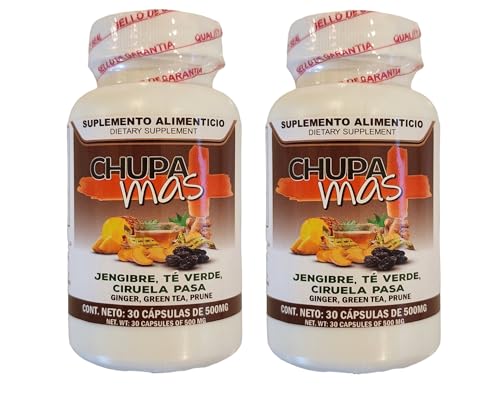 Lenico Comercializadora ChupaMas 60 Capsules Ginger, Green Tea, Prune, Artichoke Lenico ComercializadoraUS supplements
