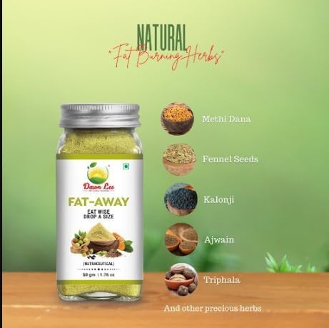 Dawn Lee Fat Away Natural Herbs Blends for Fat Cut, Weight Balancing Herbs Weight Loss Dawn Lee ( 18th Century Goodness )US supplements