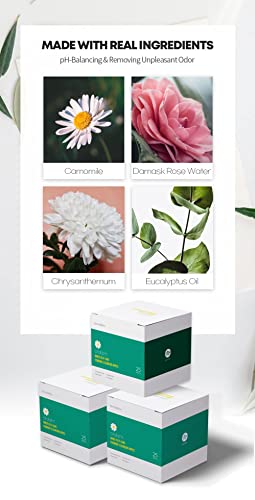 Oldam Feminine Flushable Wipes: 100% Vegan, pH-Balanced, Moisturizers & Essential Oils, Sensitive Skin OldamAu supplements
