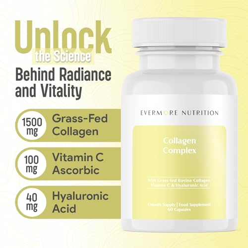 EVERMORE NUTRITION Grass Fed Collagen Complex with Hyaluronic Acid, Vitamin C and Active Peptides EVERMORE NUTRITIONAu supplements
