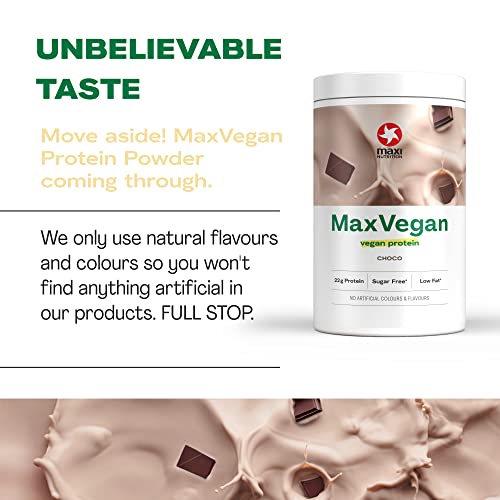 MaxiNutrition - MaxVegan Protein Powder, Chocolate - Plant Based Protein Food Supplement MaxiNutritionAu supplements