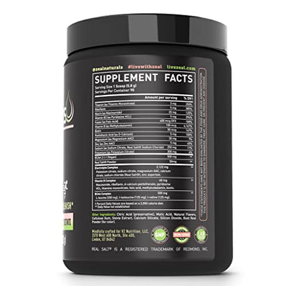 Enhanced Electrolyte Powder (Strawberry Kiwi | 90ct.) Sugar Free + BCAA, B-Vitamins Zeal NaturalsUS supplements