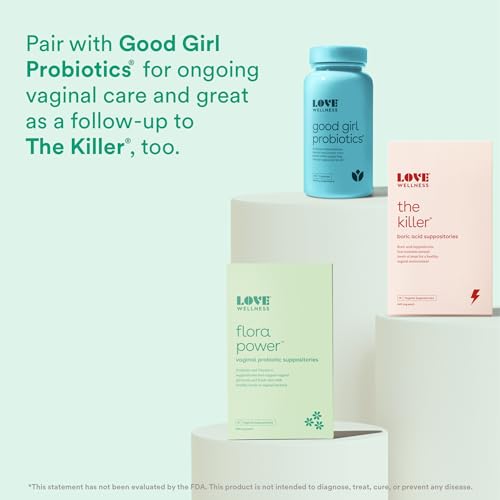 Love Wellness Vaginal Probiotic Suppositories, Flora Power | Fast-Acting Love WellnessAu supplements