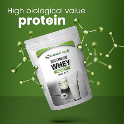 Z Natural Foods Whey Protein Powder Isolate, Unsweetened Protein Powder Enriched Z Natural FoodsUS supplements