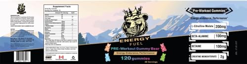 Pre Workout Gummies Elite Fuel - Endless Energy, Instant Strength Gain, Intense Pump Heath SecretAu supplements