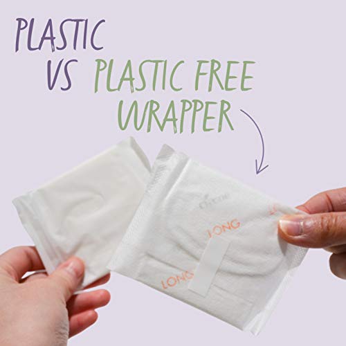 Claene Organic Cotton Cover Pads, Menstrual Large&Overnight Pads for Women, Unscented, Breathable CLAENEAu supplements