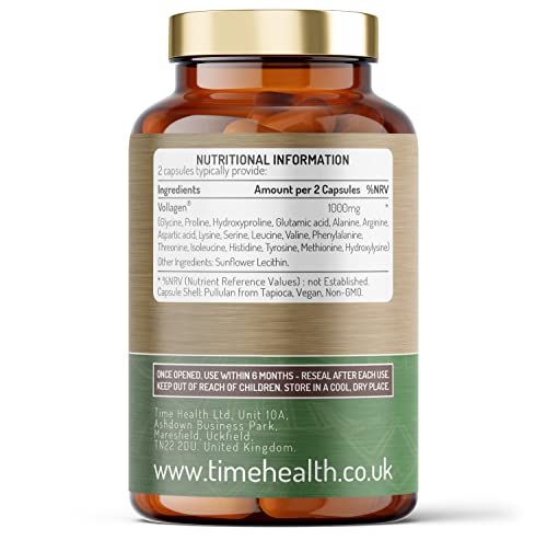 Vollagen® Advanced Vegan Collagen - 18 Amino Acid Complex in Ratio of Collagen Time HealthAu supplements