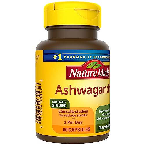 Nature Made Ashwagandha Capsules 125mg for Stress Support, 60 Capsules, 60 Day Supply Nature MadeAu supplements