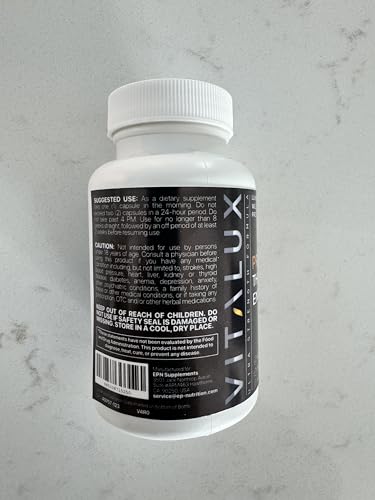 VITALUX || Premium Thermogenic Energy Burn || Metabolism Support, Boost Energy Levels EPN SupplementsUS supplements