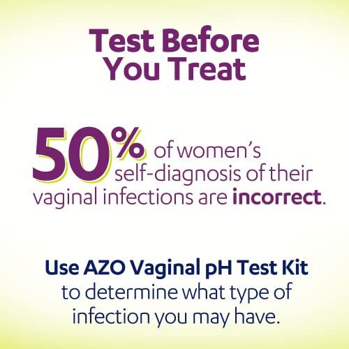 AZO Vaginal pH Test Kit, Clinically-Tested Vaginal Infection Test Kit, Fast & Accurate Results AZOAu supplements