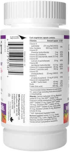 Webber Naturals Women's 50+ Most Complete Multi, 90 Vegetarian Capsules Webber NaturalsAu supplements