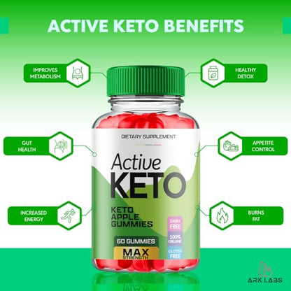 (2 Pack) Active Keto Gummies for Weight Loss, Active Keto Gummies, Active Keto ACV Gummies Ark LabsUS supplements