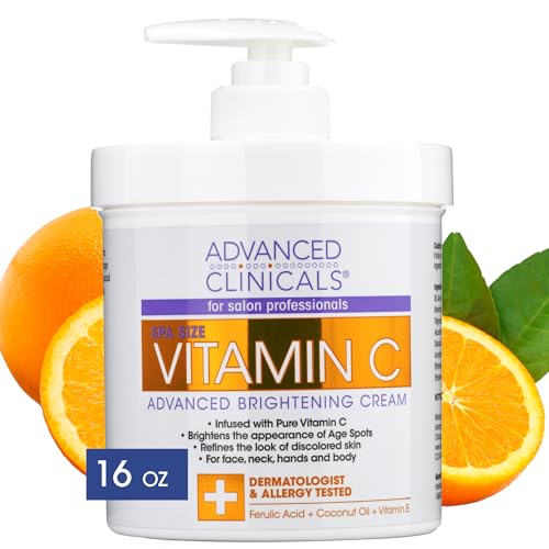 Advanced Clinicals Vitamin C Cream. Advanced Brightening Cream. Anti-aging cream Advanced ClinicalsUS supplements