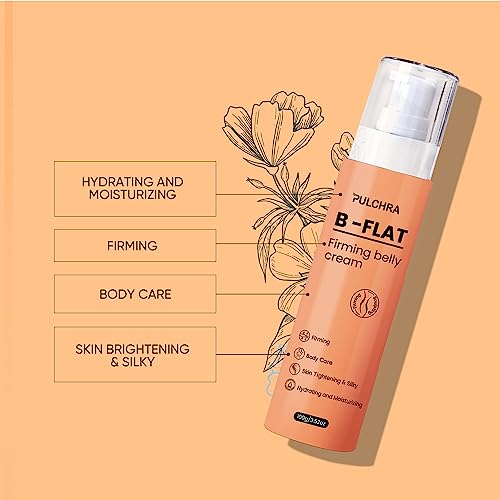 Pulchra B Flat Belly Firming Cream, Skin Tightening Cream for Cellulite, Firming and Tightening PulchraAu supplements