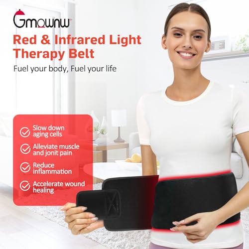 Red Light Therapy for Body, Infrared Light Therapy for Shoulder Waist Muscle Pain Relief GMOWNWUS supplements