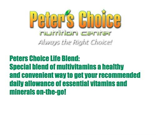 Peter's Choice Life Blend, 16oz, Multivitamin & Mineral Powder, Unsweetened, 32 Servings per Container. Made in The USA Peter's ChoiceAu supplements