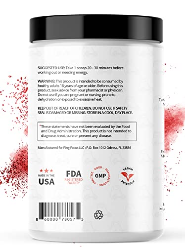 F'ing Workout - Explosive Pre-Workout Supplement (Sour Peach Rings) F'ingAu supplements