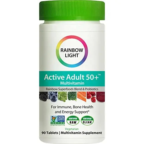 Rainbow Light Adult Multivitamin, Vitamins C & Zinc, B Complex & Choline, Calcium & Vitamin D Supports Bone Health Rainbow LightAu supplements