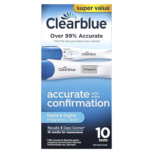 Clearblue Pregnancy Test Combo Pack, 10ct - Digital with Smart Countdown & Rapid ClearblueUS supplements