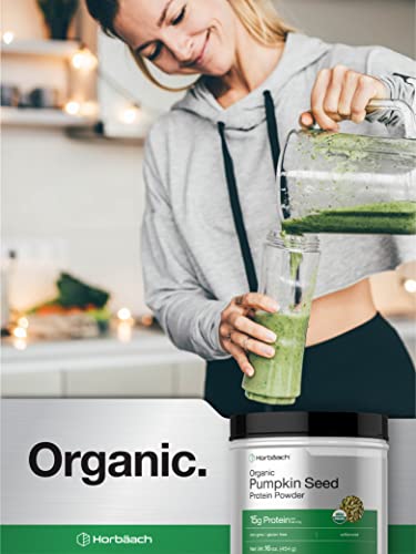 Pumpkin Seed Protein Powder Organic | 16 oz | Vegetarian, Gluten Free, and Non-GMO HorbäachUS supplements