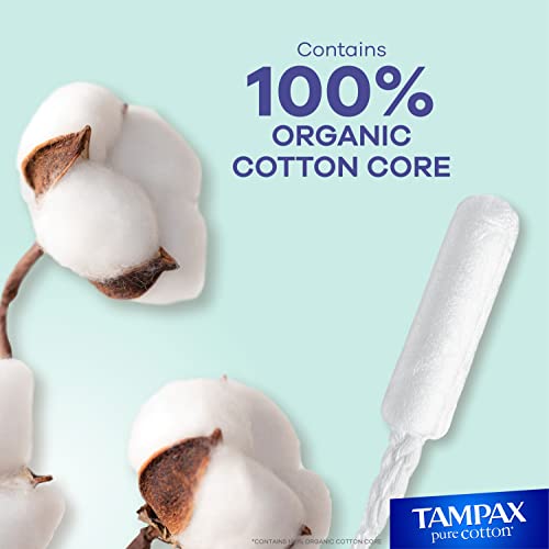 TAMPAX Pure 100% Organic Cotton Core Super Absorbency Tampons - 24 ct TampaxAu supplements