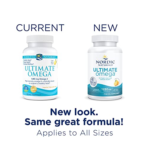 Nordic Naturals Ultimate Omega, Lemon Flavor - 120 Soft Gels - 1280 mg Omega-3 Nordic NaturalsUS supplements