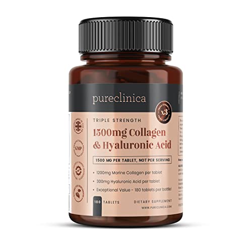 UltraColl Collagen & Hyaluronic Acid 1500mg x 180 Tablets - 6 Months Supply PureclinicaAu supplements