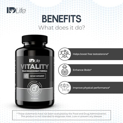 IDLife | Vitality - Energy Support Supplement | Enhance Physical, Improve Blood Flow IDLifeUS supplements