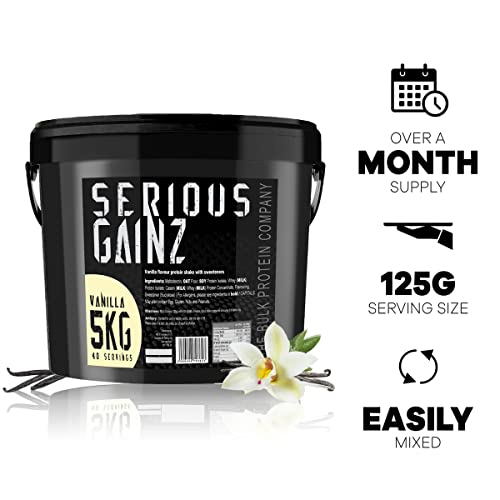 The Bulk Protein Company, SERIOUS GAINZ - Whey Protein Powder - Weight Gain, Mass Gainer The Bulk Protein CompanyAu supplements