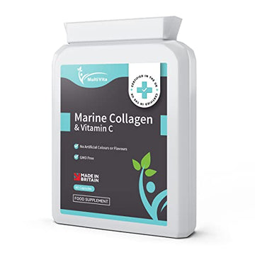 Marine Collagen Capsules - 1200mg Daily Serving MultivitaAu supplements