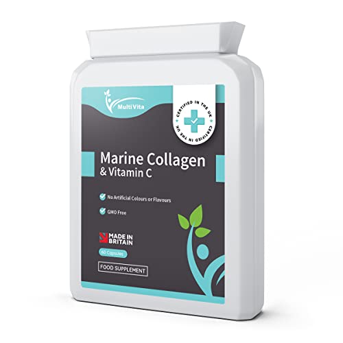 Marine Collagen Capsules - 1200mg Daily Serving MultivitaAu supplements