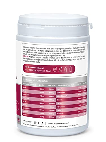 Mr.P Health Pure Collagen Peptides 400g Types I III Food Supplement Unflavoured Powder MR.P HealthAu supplements