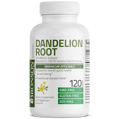 Bronson Dandelion Root High Potency Supplement, Supports Overall Good Health & Well BronsonAu supplements