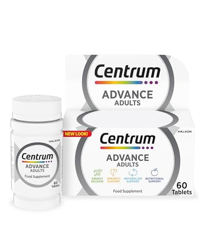 Centrum Advance Multivitamin & Mineral Supplements, 24 essential nutrients including CentrumUS supplements