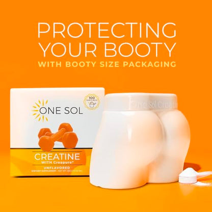 One Sol Creatine for Women Booty Gain, All Natural Women's Creatine Powder One SolUS supplements